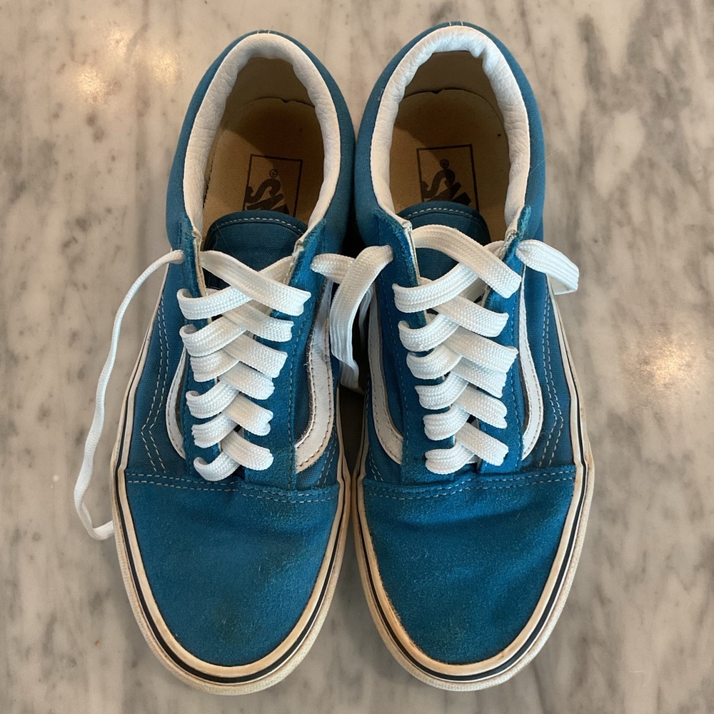 Vans Men’s Size 6 Blue suede Old Skool Shoes